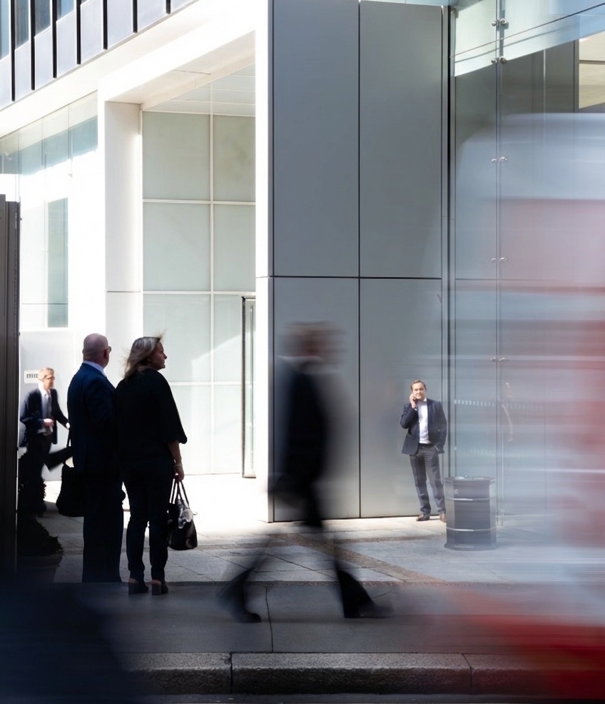 Scene outside office